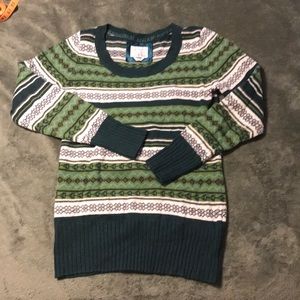 Green fair-isle Old Navy sweater